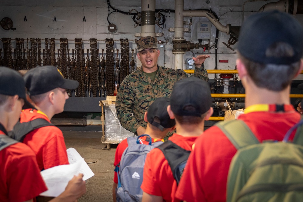 Kearsarge Hosts Upstate Young Marines