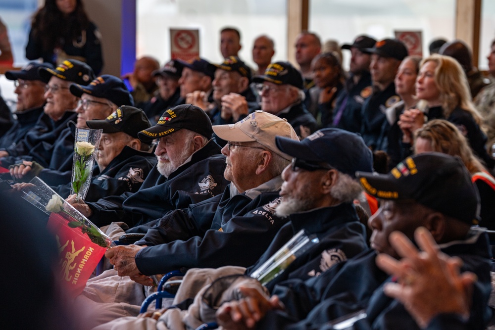 WWII Veterans Arrive in Normandy