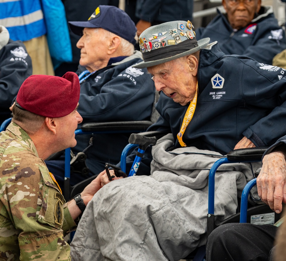 WWII Veterans Arrive in Normandy