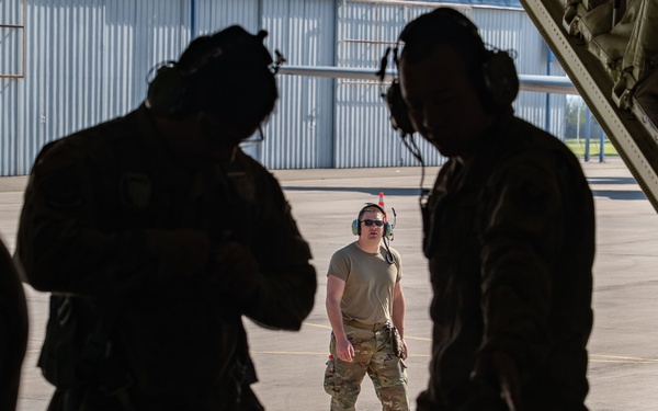 SS25: A 27th SOW MC-130J crew conducts Low-Level Sortie over Chile