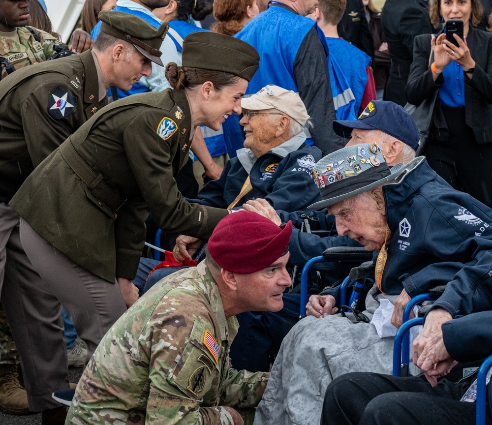 WWII Veterans Arrive in Normandy