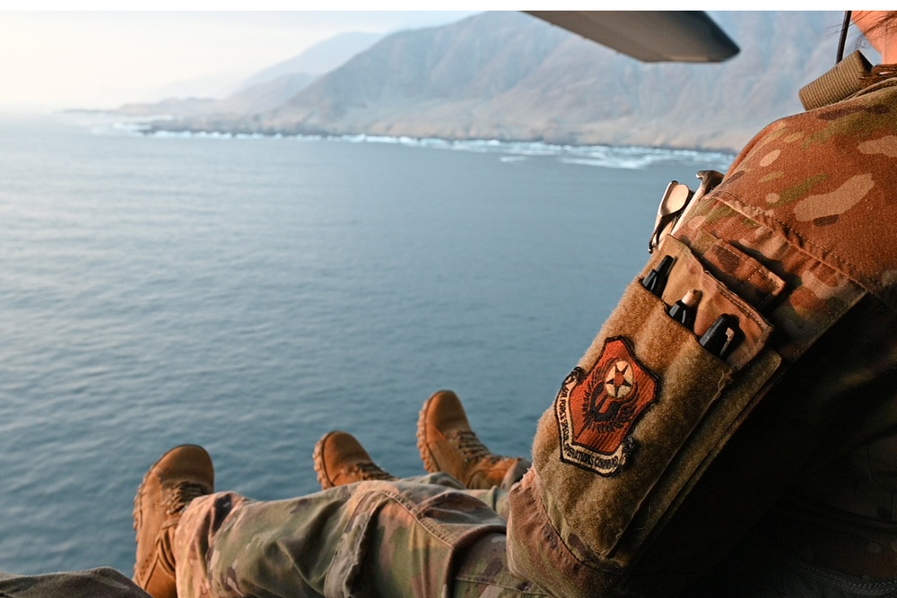 SS25: A 27th SOW MC-130J crew conducts Low-Level Sortie over Chile