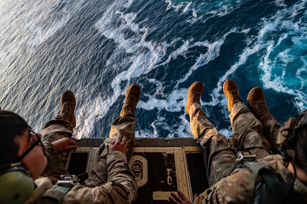 SS25: A 27th SOW MC-130J crew conducts Low-Level Sortie over Chile