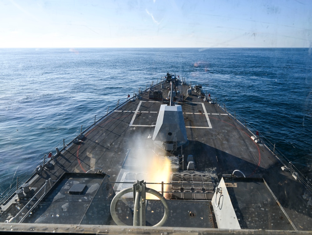 USS Thomas Hudner (DDG 116) Participates In Formidable Shield 2025