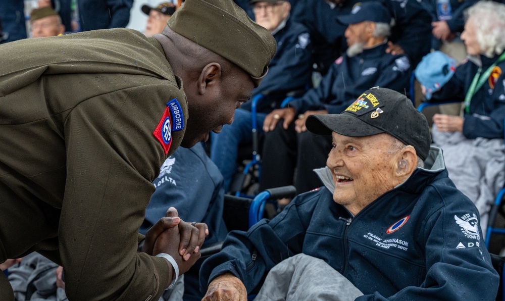 WWII Veterans Arrive in Normandy