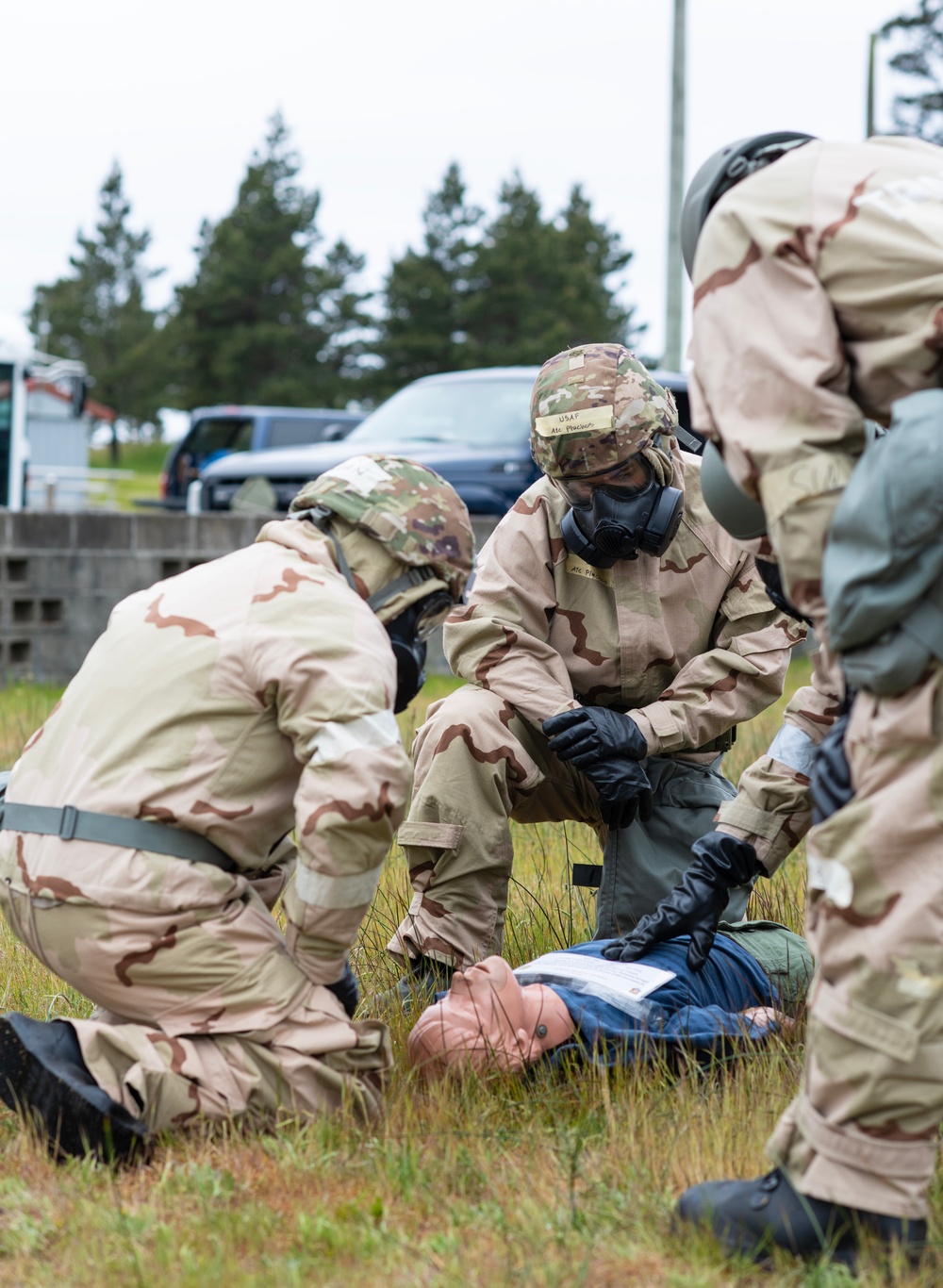 142nd MSG and MDG Airmen Build New Skills in Deployment Exercise