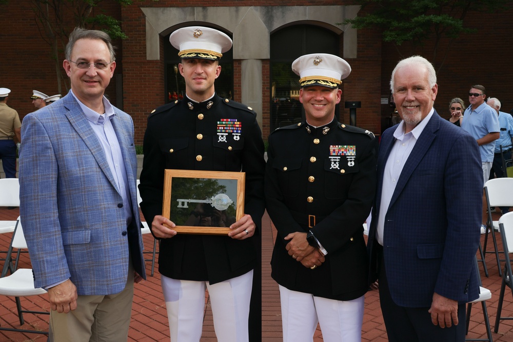 MCRC Hosts 2nd MAW Band and Silent Drill Platoon during Marine Week Nashville
