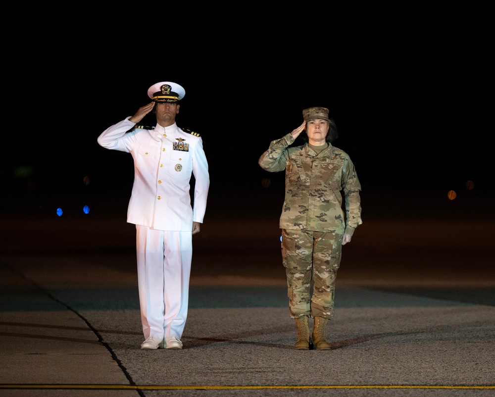 Navy Master-at-Arms Seaman Apprentice Aristan R. Johnson honored in dignified transfer June 3