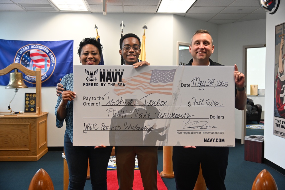 NTAG Empire State Supports NROTC Pre-Med Scholarship Recipient