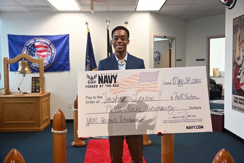 NTAG Empire State Supports NROTC Pre-Med Scholarship Recipient
