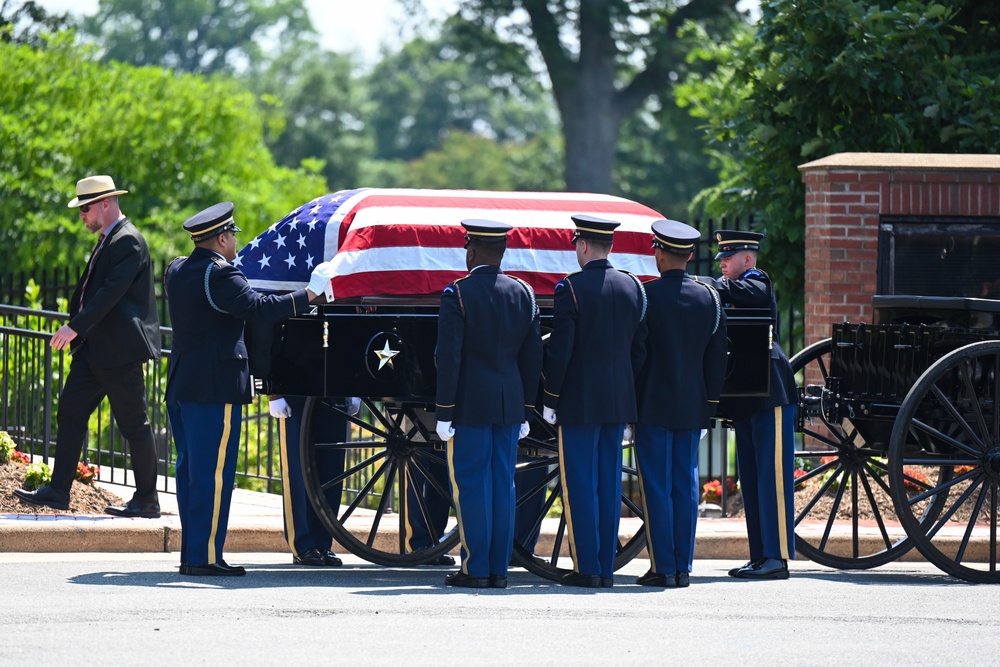 Funeral for U.S. Army Corporal Raymond N. DeCloss at Arlington National Cemetery