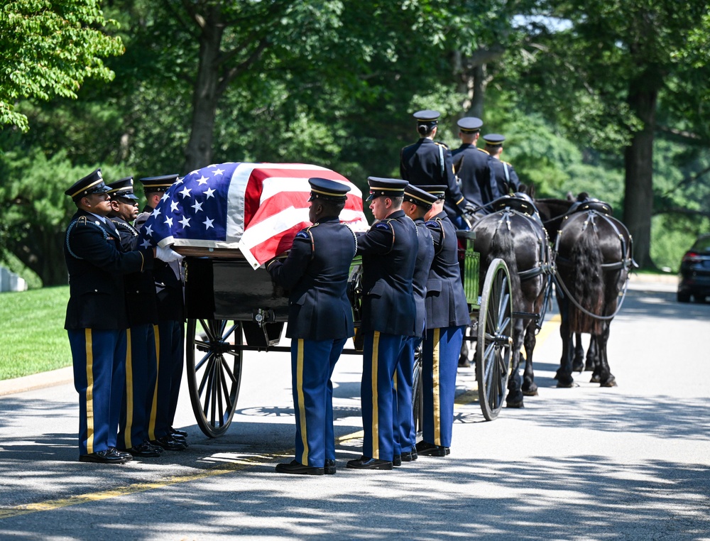 Funeral for U.S. Army Corporal Raymond N. DeCloss at Arlington National Cemetery