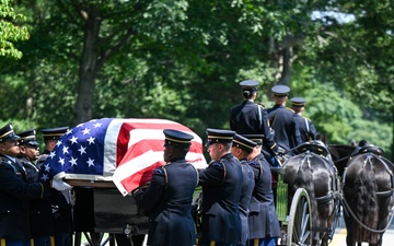 Funeral for U.S. Army Corporal Raymond N. DeCloss at Arlington National Cemetery