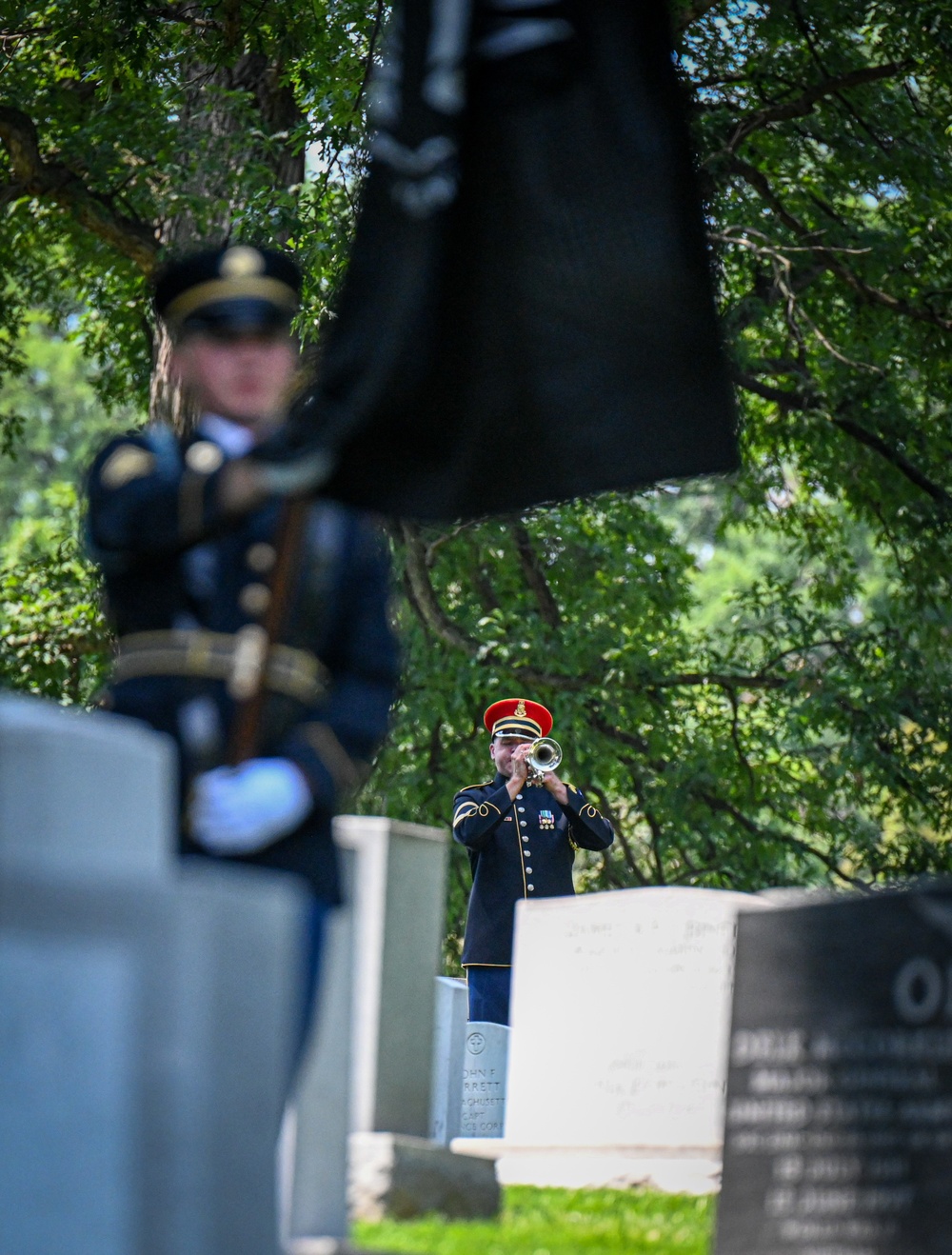 Funeral for U.S. Army Corporal Raymond N. DeCloss at Arlington National Cemetery