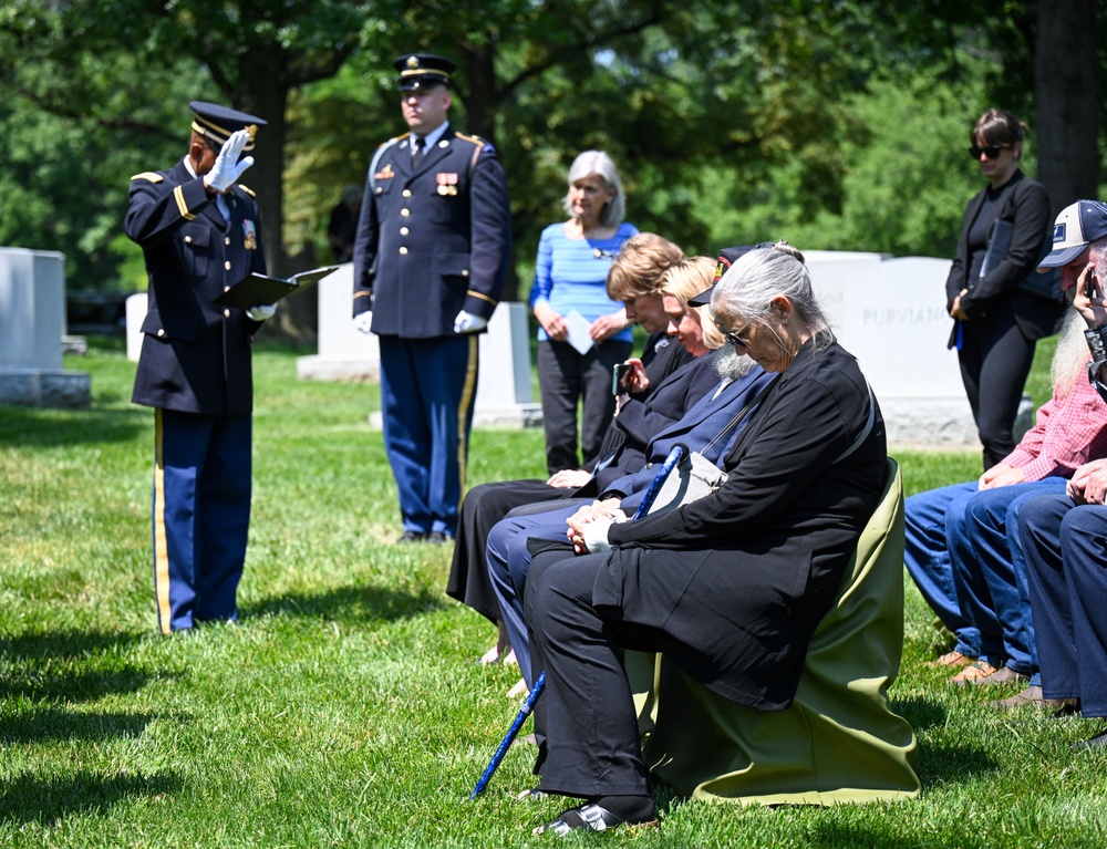 Funeral for U.S. Army Corporal Raymond N. DeCloss at Arlington National Cemetery