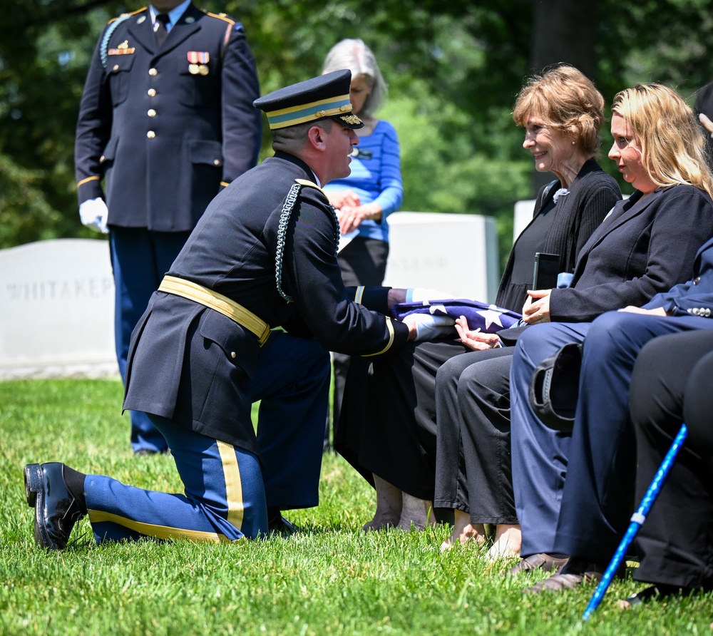 Funeral for U.S. Army Corporal Raymond N. DeCloss at Arlington National Cemetery