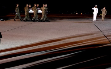 Navy Master-at-Arms Seaman Apprentice Aristan R. Johnson honored in dignified transfer June 3