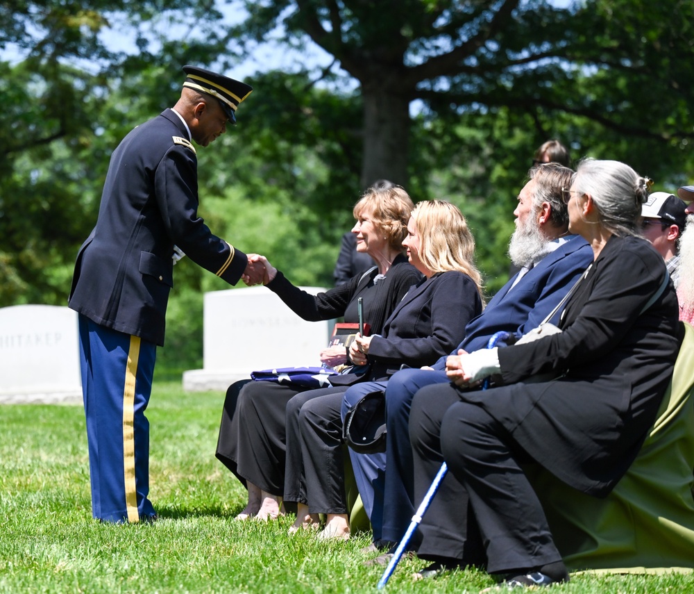 Funeral for U.S. Army Corporal Raymond N. DeCloss at Arlington National Cemetery