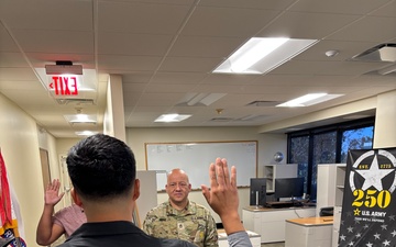 Army Enlistment Ceremony Southern California
