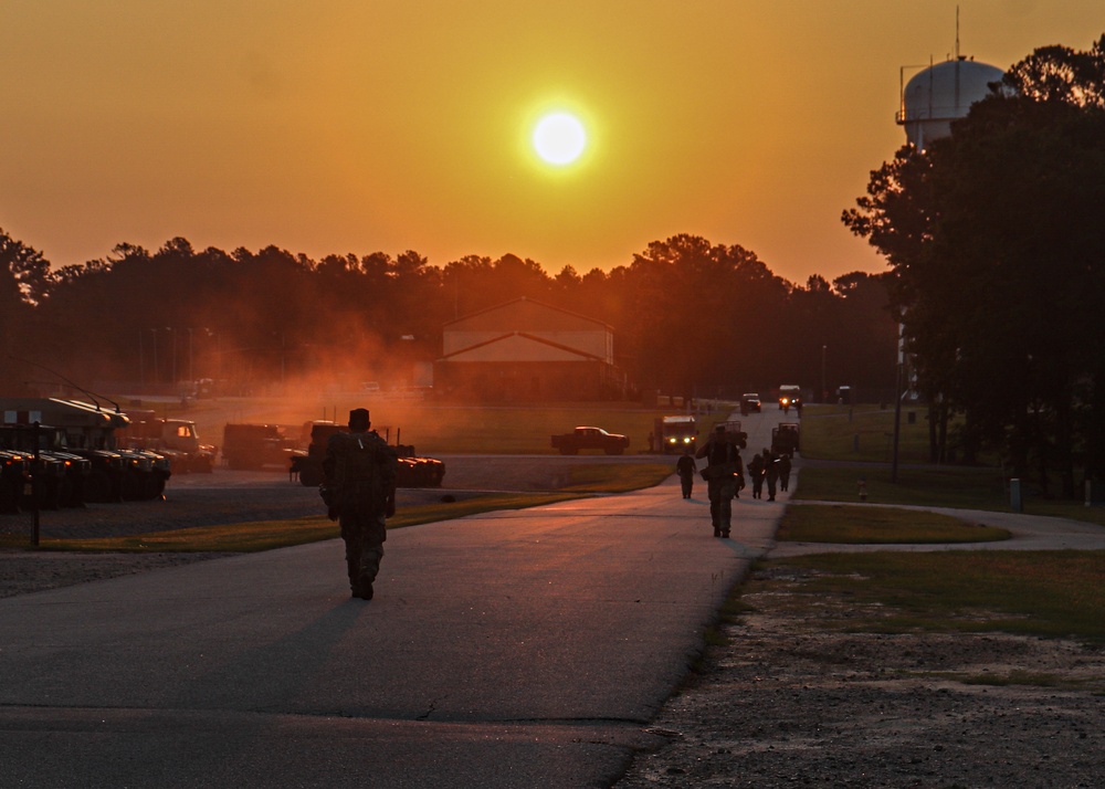 OCS PH I 6-mile Ruck March