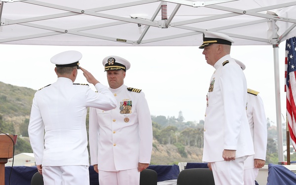 USS Alexandria Holds Change of Command