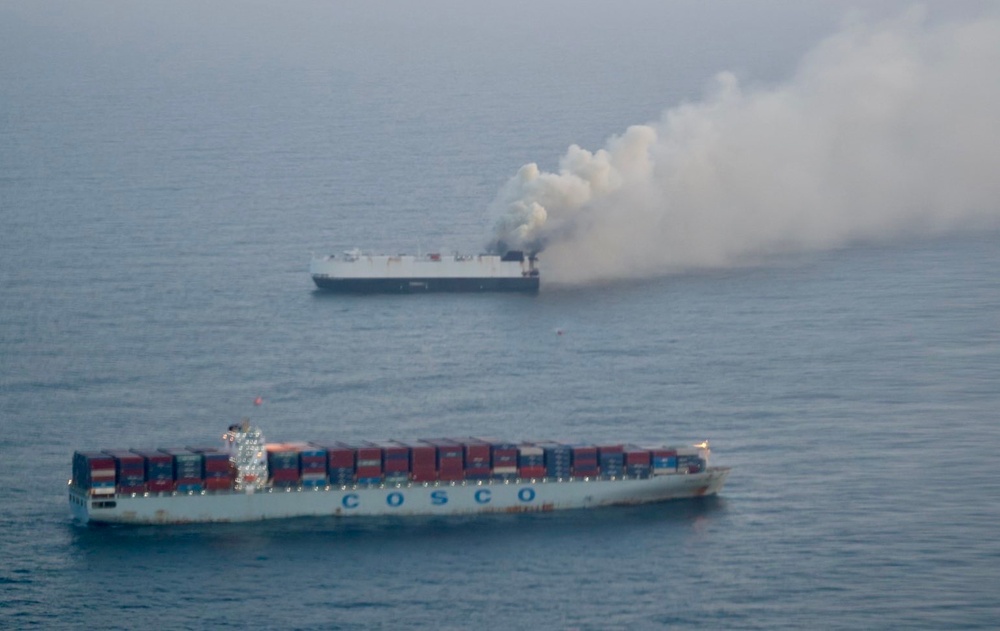 Coast Guard responds to vessel fire offshore Adak, Alaska