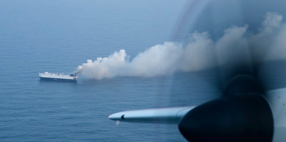 Coast Guard responds to vessel fire offshore Adak, Alaska
