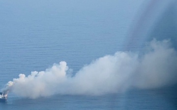 Coast Guard responds to vessel fire offshore Adak, Alaska