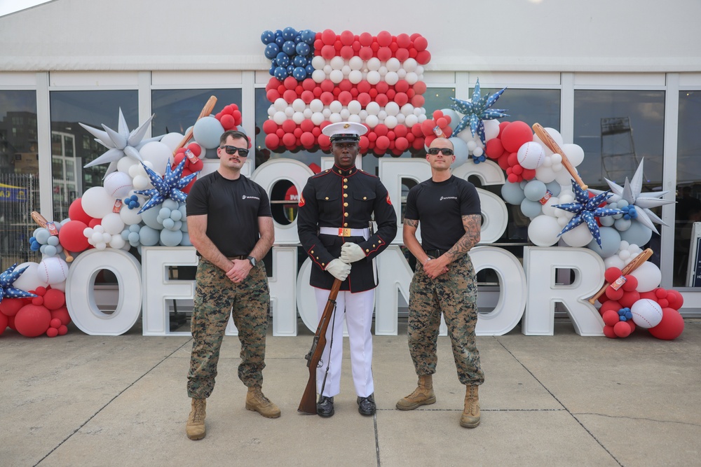 Silent Drill Platoon Marine Returns Home During Marine Week Nashville