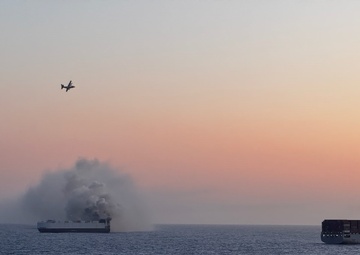 Coast Guard responds to vessel fire offshore Adak, Alaska