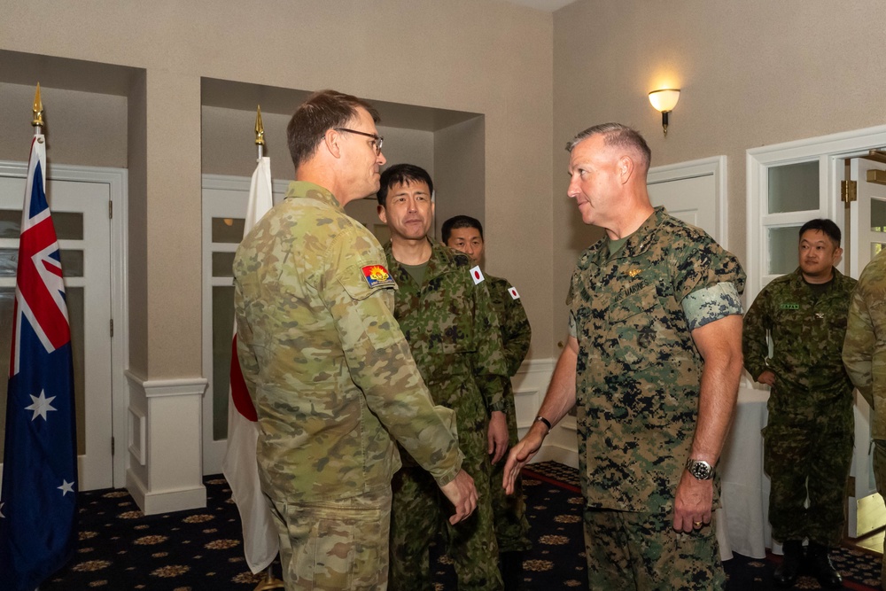 United States, Australia, and Japan Delegation Leaders Convene at The Clubs at Quantico