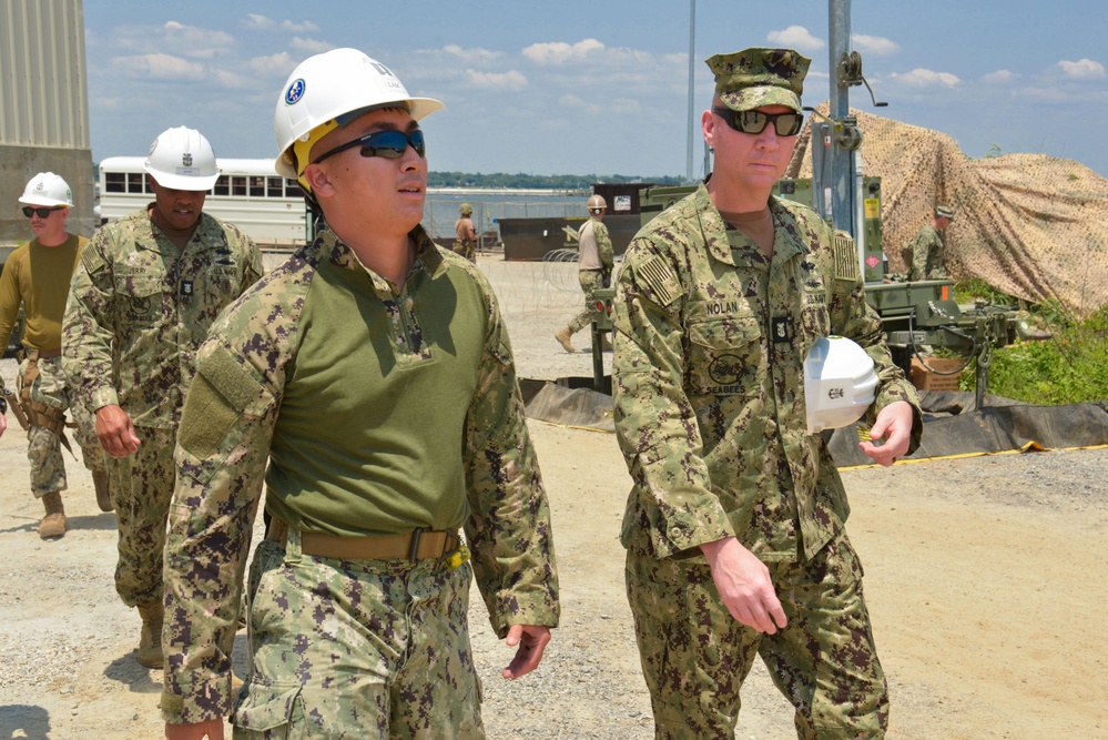 Seabee FORCM visits NMCB 11