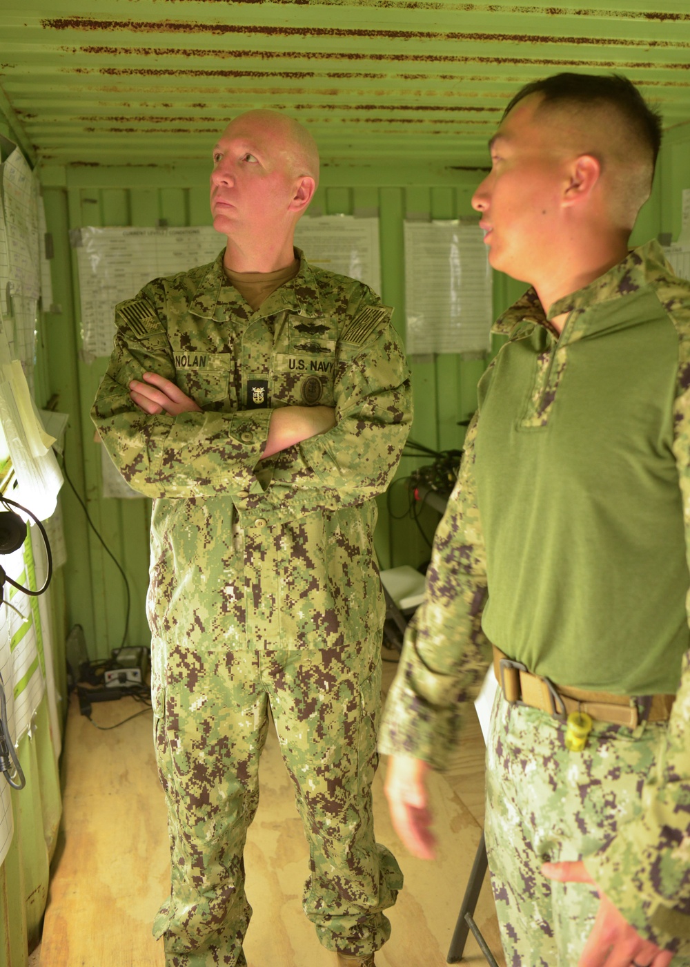 Seabee FORCM visits NMCB 11