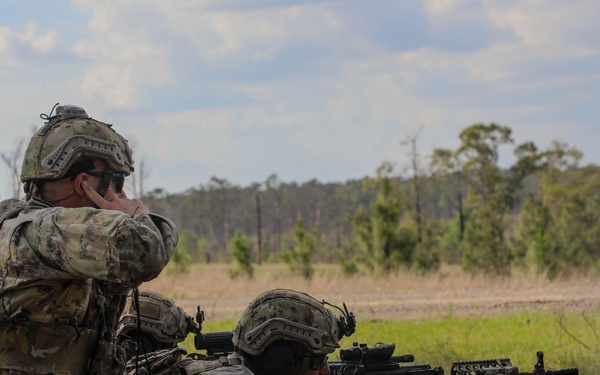 5th SFG (A) Soldiers conduct a Live Fire Exercise at Joint Readiness Training Center