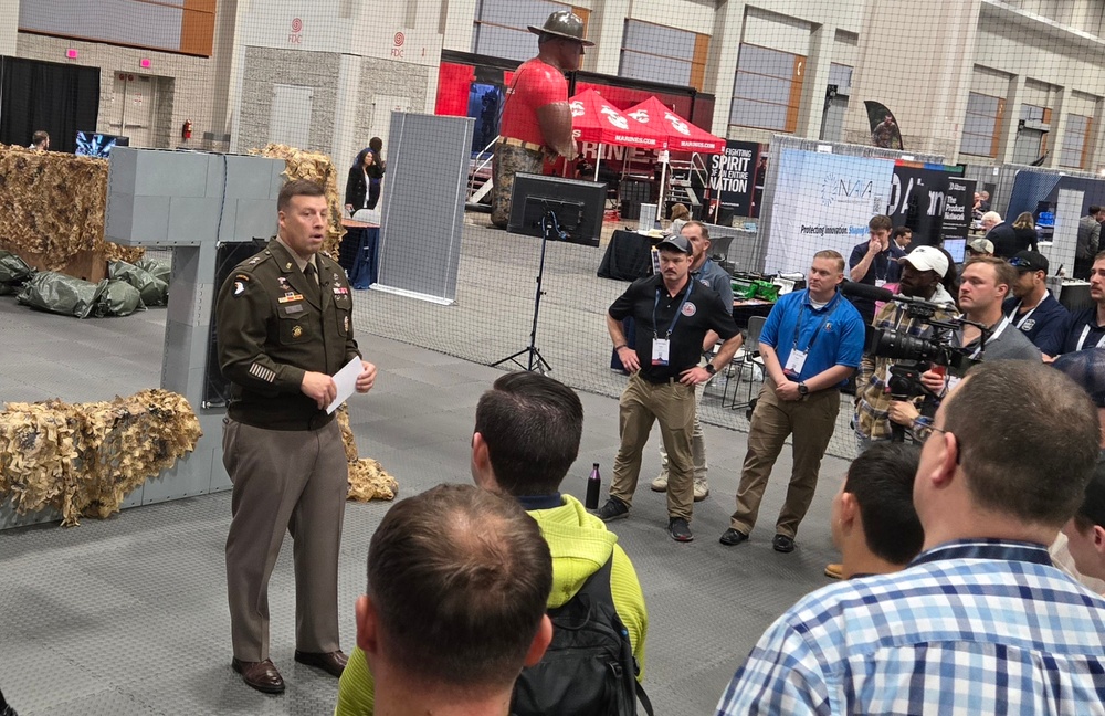Maj. Gen. Gill introduces U.S. Army Drone Team