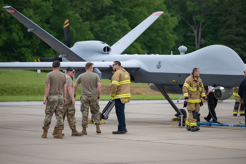 Arnold AFB Fire and Emergency Services participates in National Guard response exercise