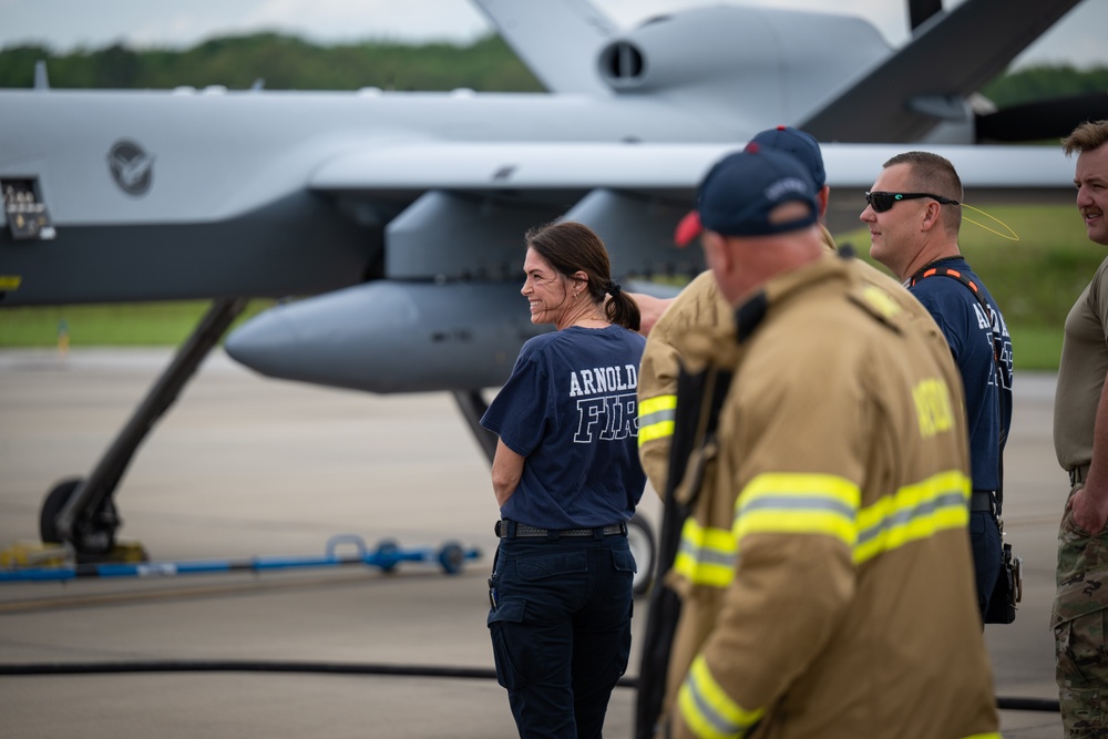 Arnold AFB Fire and Emergency Services participates in National Guard response exercise