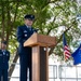 Col. Michael Power Gives Remarks During Change of Command Ceremony