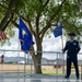 Chief Master Sergeant Justin Romo Bears Guidon Durong Change of Command Ceremony