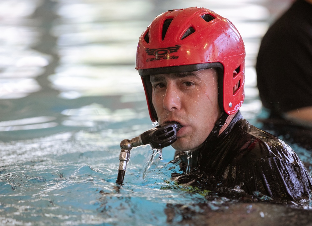 Bravo Company, 2-285th Aviation Regiment conducts Dunker Recertification at Davis-Monthan Air Force Base