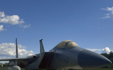F-15 Eagle at 104th Fighter Wing Gets Makeover by Renowned Conservation Team 