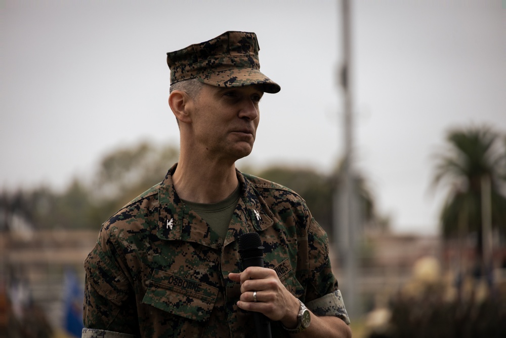 9th Communication Battalion change of command ceremony
