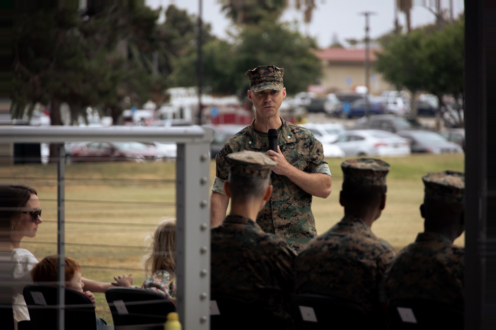 9th Communication Battalion change of command ceremony