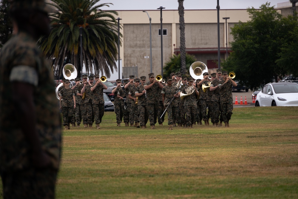 9th Communication Battalion change of command ceremony