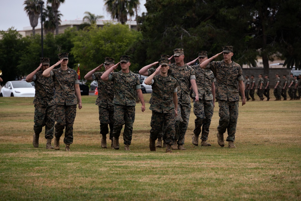 9th Communication Battalion change of command ceremony