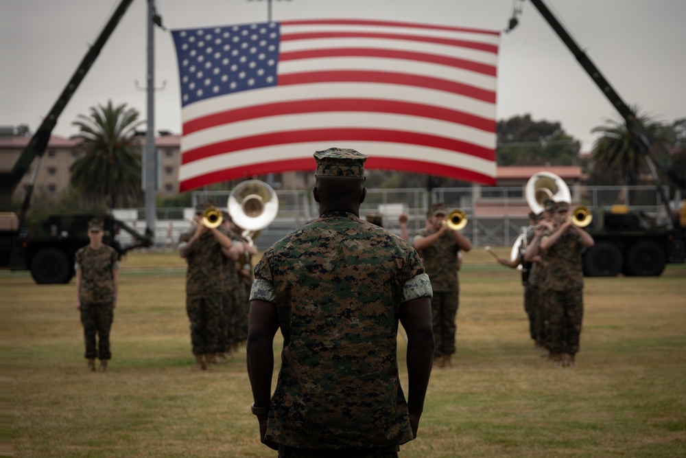 9th Communication Battalion change of command ceremony