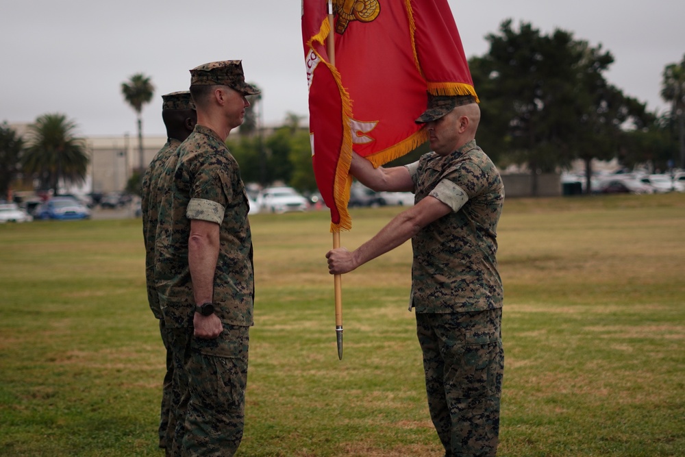 9th Communication Battalion change of command ceremony