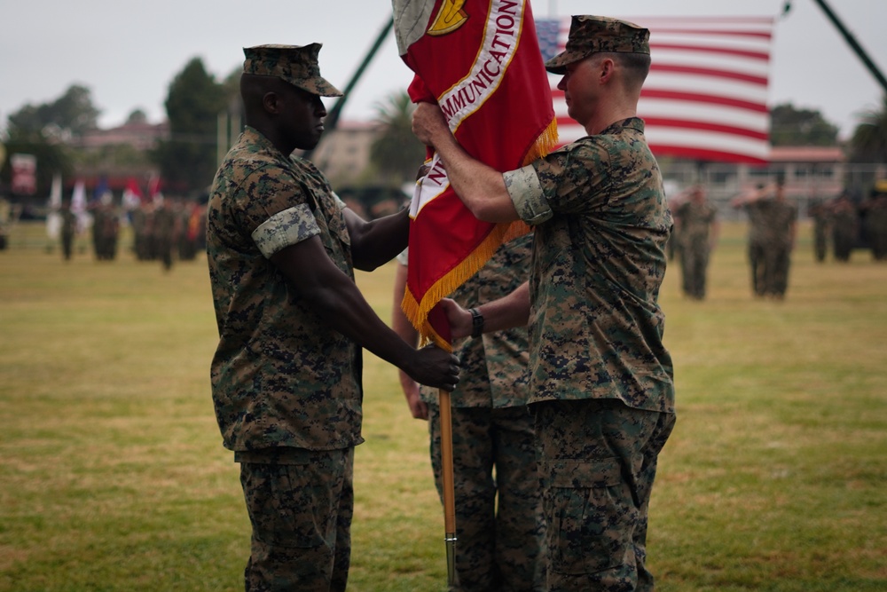 9th Communication Battalion change of command ceremony