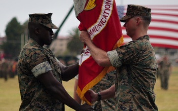 9th Communication Battalion change of command ceremony