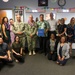 Vice Adm. Brendan McLane meets with Military &amp; Family Support Center (MFSC) staff.